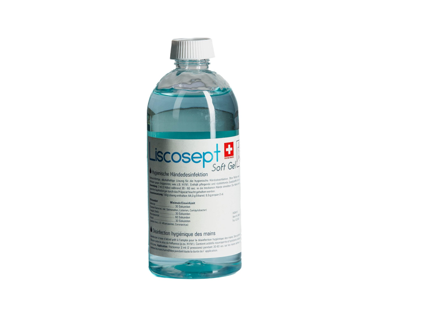 Liscosept Soft Gel 500 ml Flasche m Schraubdeckel